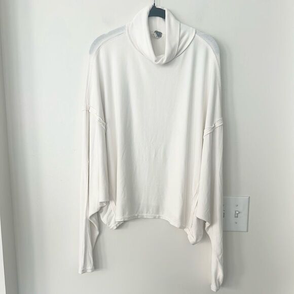 Free People Relaxed Neck Boho Top S - Picture 1 of 7